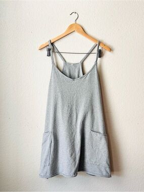 FP Movement by Free People Hot Shot Mini Dress Light Gray Size XL